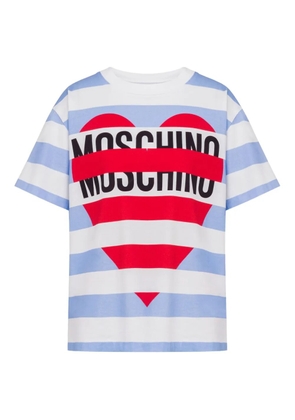 MOSCHINO JEANS logo-print T-shirt - Blue
