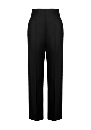 Alberta Ferretti wool-blend trousers - Black