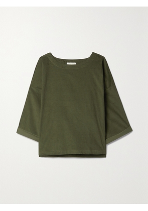 Suzie Kondi - Saria Cotton-corduroy Top - Green - x small,small,medium,large,x large
