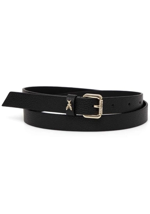 Patrizia Pepe logo buckle belt - Black