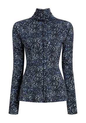 Proenza Schouler White Label Audrey speckled turtleneck top - Blue