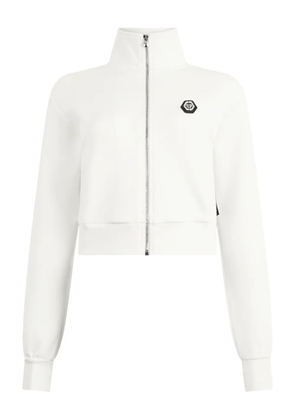 Philipp Plein zipped sweatshirt - White