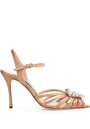 Sergio Rossi 90mm Godiva Precious sandals - Brown
