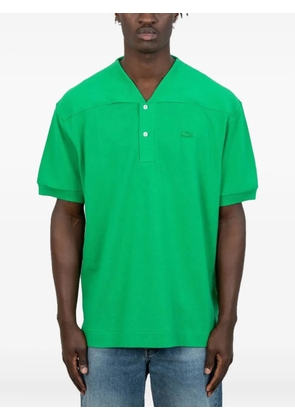 Lacoste logo-appliqué polo shirt - TAUPE