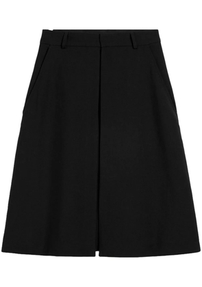 AMI Paris paneled knee-length shorts - Black