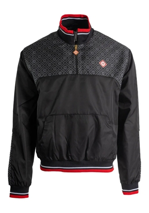 Casablanca Hybrid panelled track jacket - Black