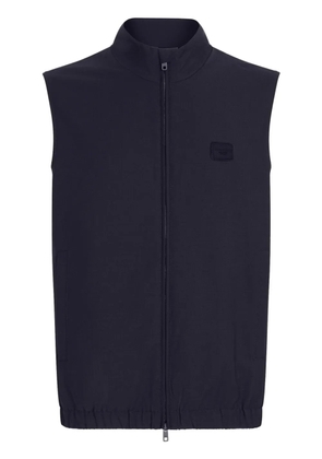 Dolce & Gabbana logo-plaque vest - Blue