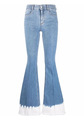 Stella McCartney 70's dip dye flared jeans - Blue