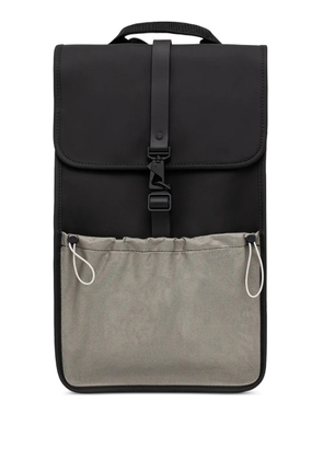 Rains Mix flap-pocket backpack - Black