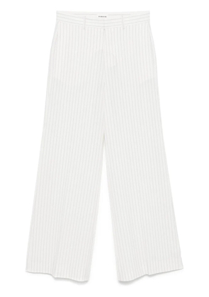 P.A.R.O.S.H. pinstriped trousers - White
