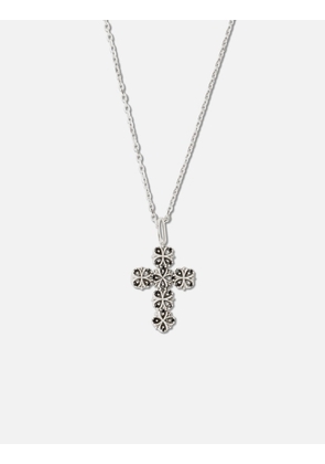 Maltese-cross Quadruplets Cross Pendant Necklace