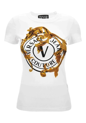 Versace Jeans Couture baroque-logo T-shirt - White