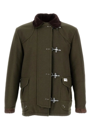 Fay hook-fastening patch-pocket parka - Green