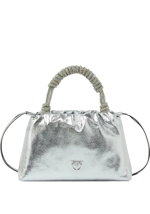 PINKO crystal-embellished tote bag - Grey