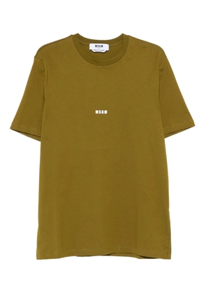 MSGM logo-print T-shirt - Green