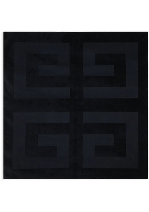 Givenchy 4G embossed towel - Black