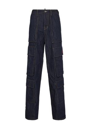 DSQUARED2 panelled cargo jeans - Blue