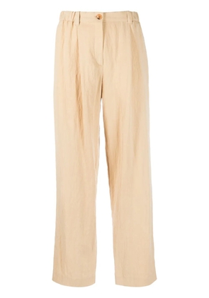 Kenzo wide-leg cotton trousers - Neutrals