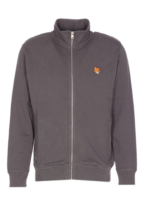 Maison Kitsuné Fox Head zip-up sweatshirt - Grey