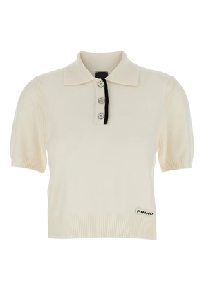 PINKO short-sleeve polo shirt - White