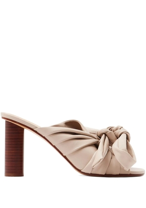 JW Anderson 95mm bow mules - Neutrals