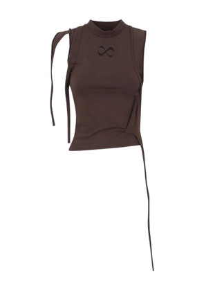 Ottolinger strappy-detail top - Brown
