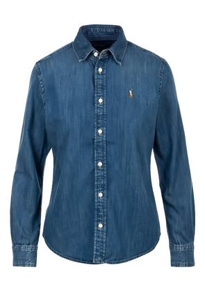 Polo Ralph Lauren Polo Pony-embroidery shirt - Blue