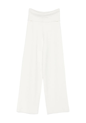 Aya Muse seam-detail trousers - White