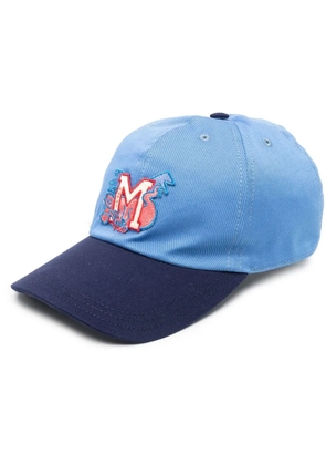 Marni logo-patch baseball cap - Blue