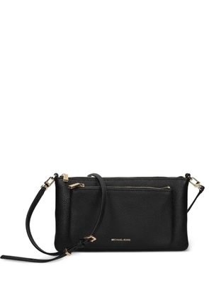 Michael Michael Kors logo-lettering shoulder bag - Black