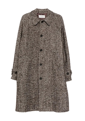 Officine Generale button herringbone coat - Neutrals