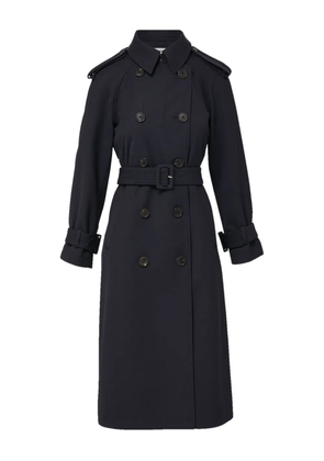 Veronica Beard Conneley Dickey double-breasted belted trench coat - Blue