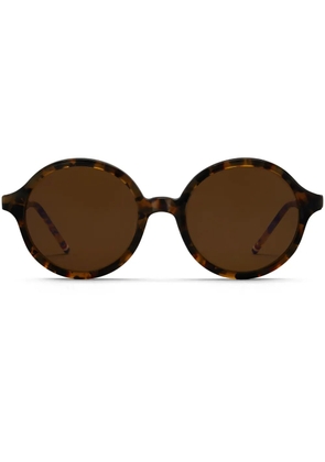 Thom Browne Eyewear tortoiseshell round-frame sunglasses