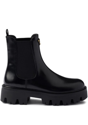 Prada 55mm triangle-logo Chelsea boots - Black