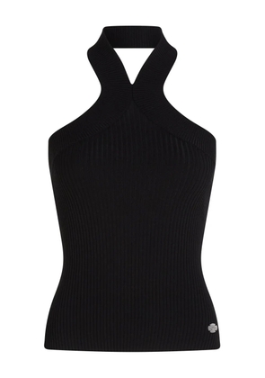 Karl Lagerfeld ribbed top - Black