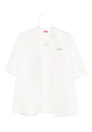 Kenzo floral-print shirt - White