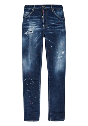 DSQUARED2 paint-splatter jeans - Blue