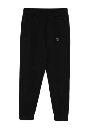 Maison Kitsuné Bold Fox Head-patch track pants - Black