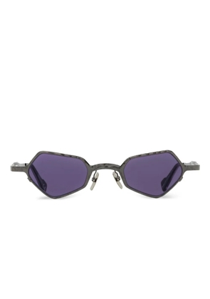 Kuboraum Z25 geometric-frame sunglasses - Grey