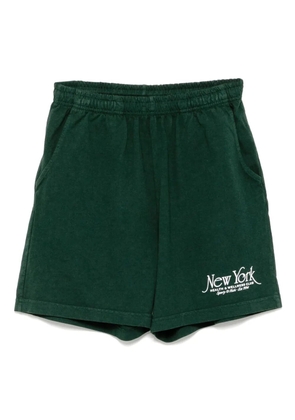 Sporty & Rich NY 94 gym shorts - Green
