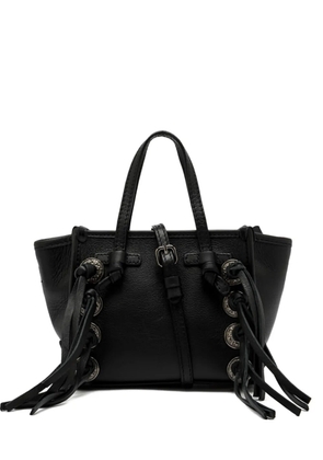 GIANNI CHIARINI Marcella fringe-embellished leather tote bag - Black