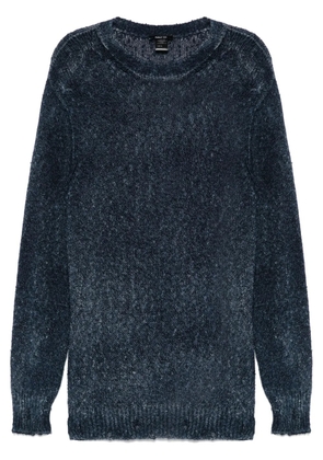 Avant Toi distressed-effect sweater - Blue