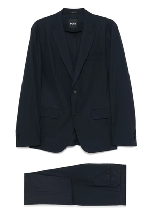 BOSS single-breasted suit - Blue
