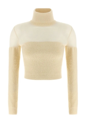 Elisabetta Franchi turtleneck sweater - Neutrals