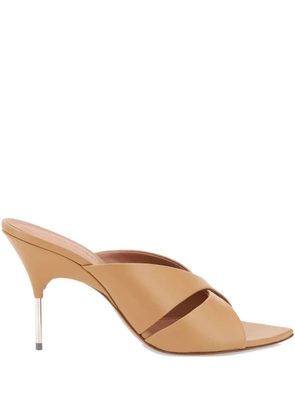 Amina Muaddi 85mm Samantha mules - Neutrals
