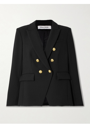 Veronica Beard - Miller Dickey Double-breasted Grain De Poudre Blazer - Black - US12