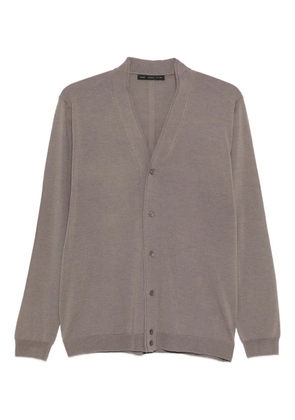 Low Brand V-neck cardigan - Brown