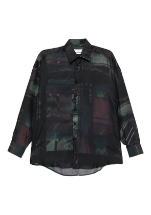 Costumein abstract-print shirt - Black