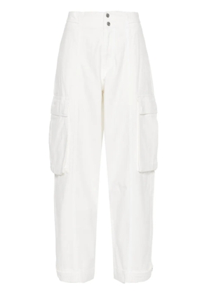 FRAME wide-leg cargo trousers - White