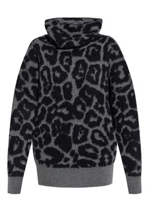 Stella McCartney leopard-pattern roll-neck jumper - 1010